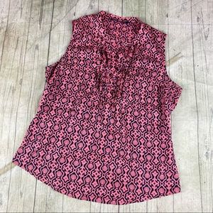 Vineyard Vines Silk Blend Pink Seashell Top